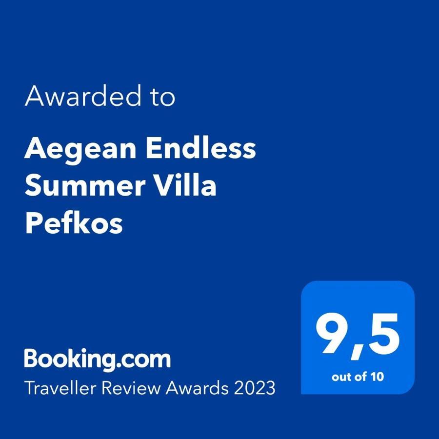 Aegean Endless Summer Villa Pefkos Pefki Eksteriør billede